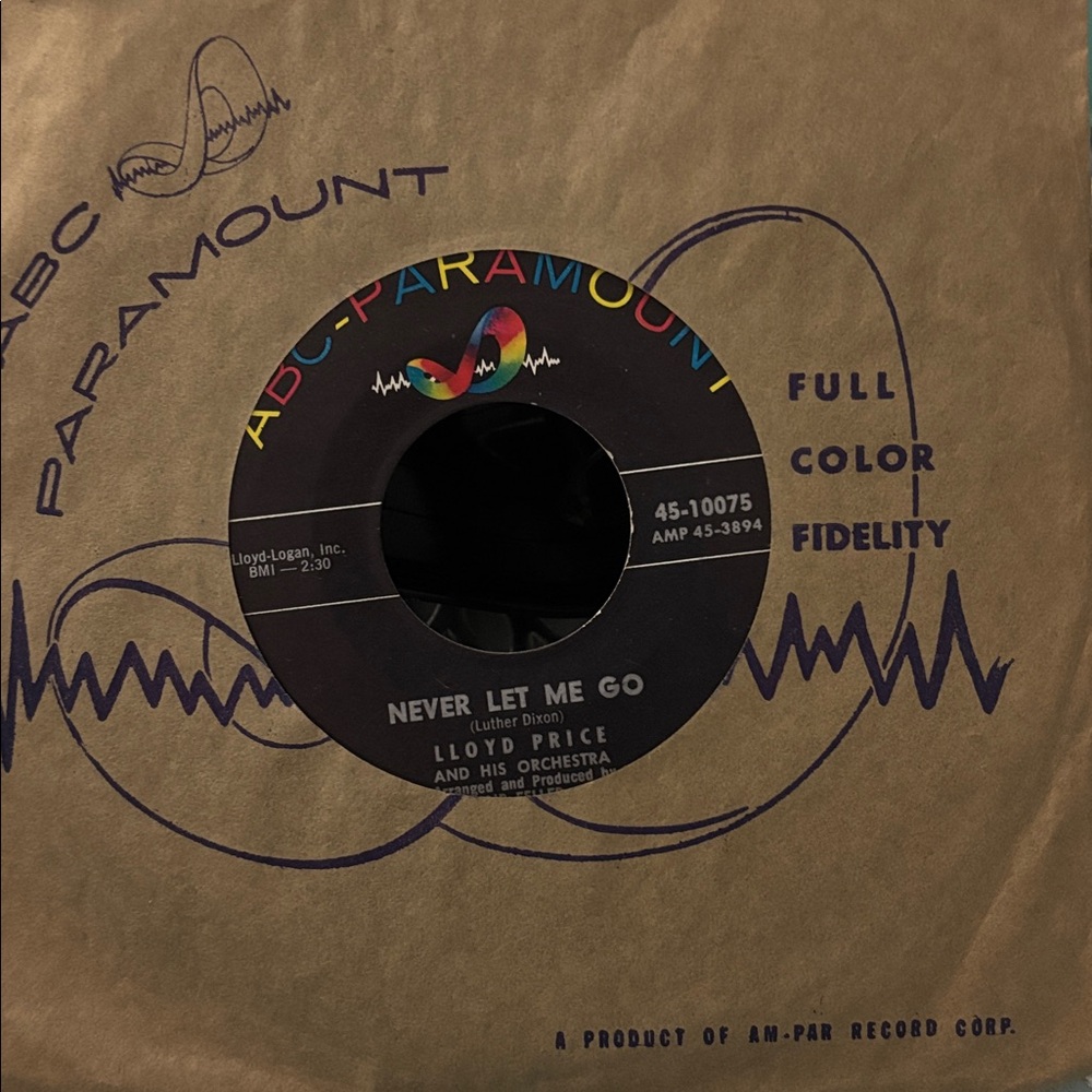 ABC-Paramount Lloyd Price and His Orchestra, Lady Luck"